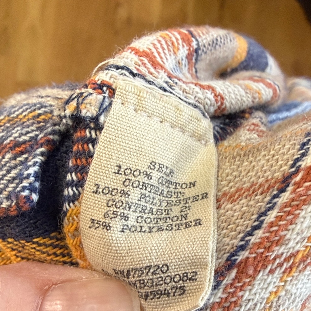 Plaid Patchwork Denim Tunic - image 5